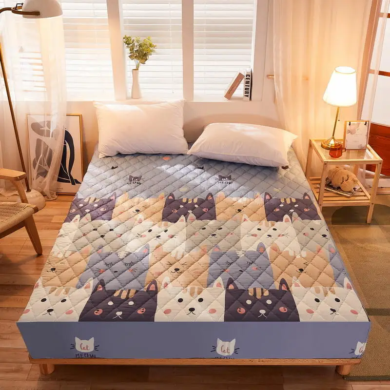 Wholesale Soft  Breathable   Anti-Slip  Waterproof Adjustable  Bed Mattress Cover