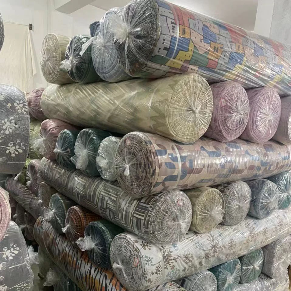 Textile high quality stock lot chenille jacquard fabric curtain fabrics for home textile curtain pillow