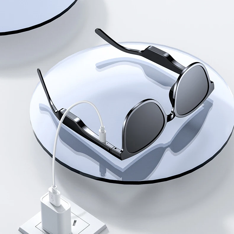 custom logo acetate fashion designer earphone wireless smart glasses audio sunglasses 2023