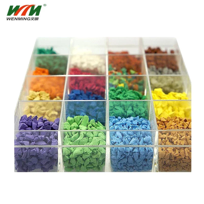 Eco-friendly Colorful Granulated EPDM For Playground Surface