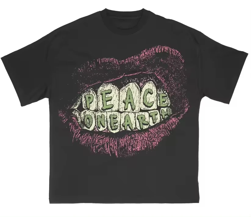 Custom Wholesale Acid Wash Dtg Printer T-shirt Printing Machine High Quality Cotton T-shirts