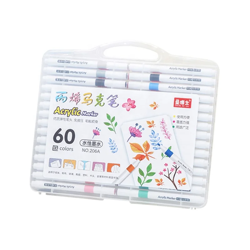 RTS Acrylic Marker high quality cheap rectangular marker low moq for OEM