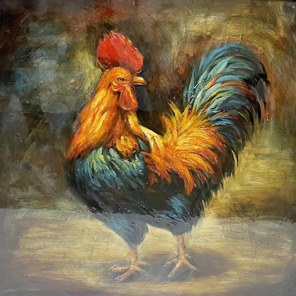 Beautifully Crafted Wholesale Abstract Canvas Wall Art Showcasing Vibrant Paris Scenes with Artistic Knife Painting Details