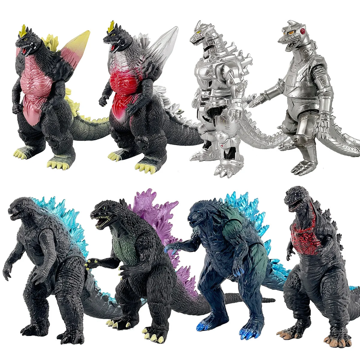 Mecha Godzill Toy Godzill Action Figure Violent Monster Joint Movable Male Toy Pvc Unisex Spot Wholesale 17cm Dinosaur King Kong