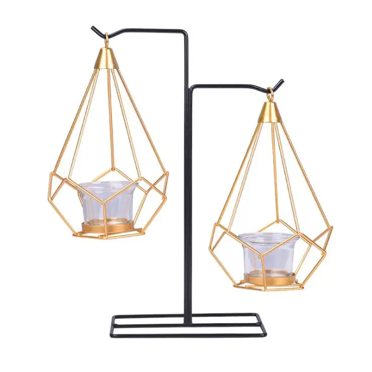 Unique Product 2020 Geometric Candle Tea Light Holder Candlestick Home Light Candle Holder
