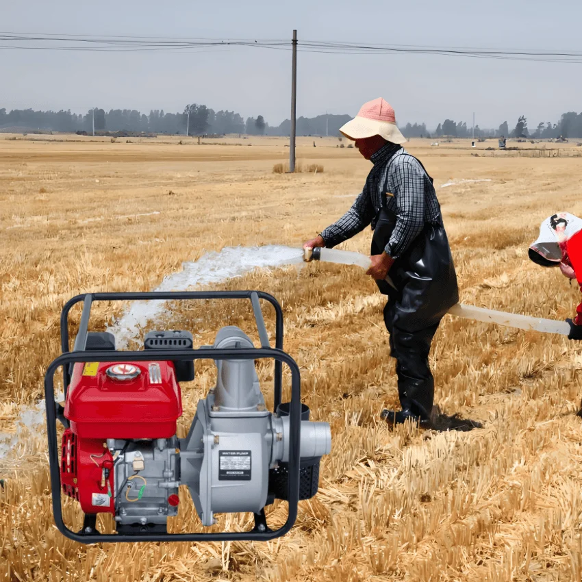 Agricultural irrigation, flood control and rescue, high-quality portable gasoline powered water pumps