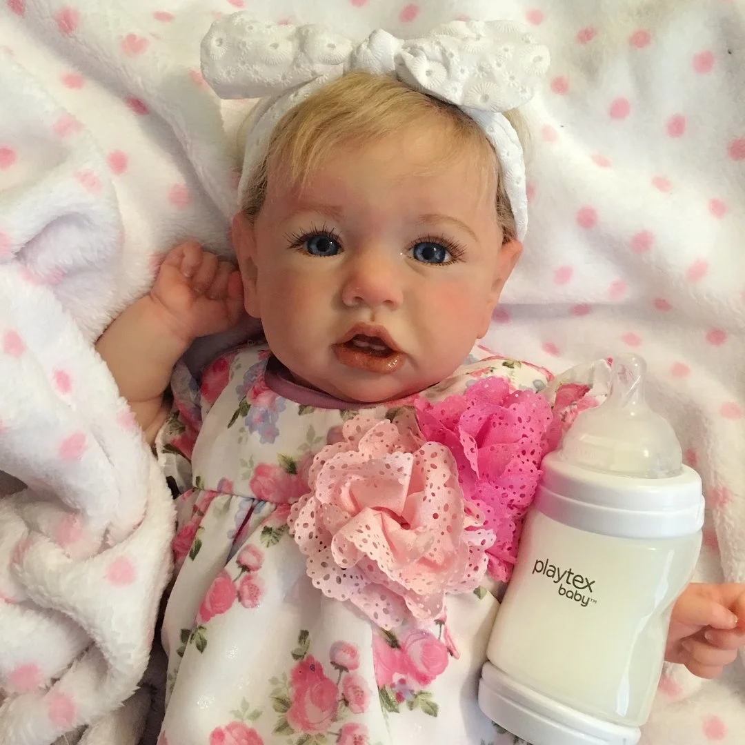 Реалистичная кукла Lifereborn ручной работы американская Alina Reborn Baby виниловая для