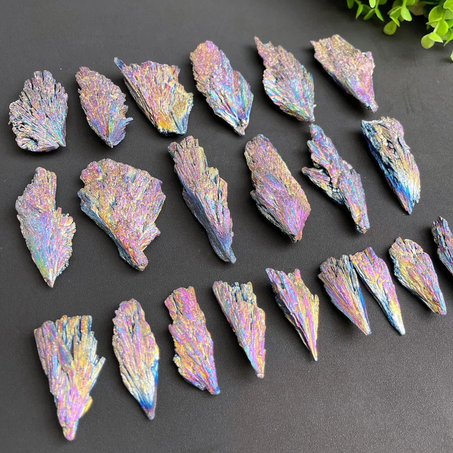 Wholesale Titanium Aura Kyanite Rough Kyanite Aura Black Kyanite