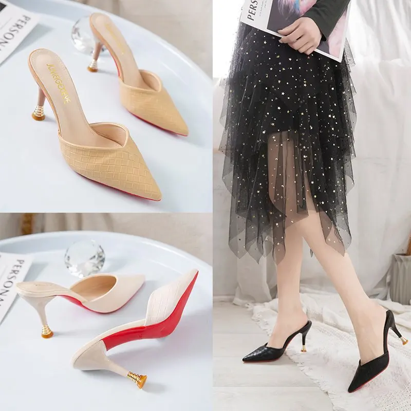 
Women sexy stiletto candy color fashionable lady pointed toe high heel sandals base pump wedding party shoes 