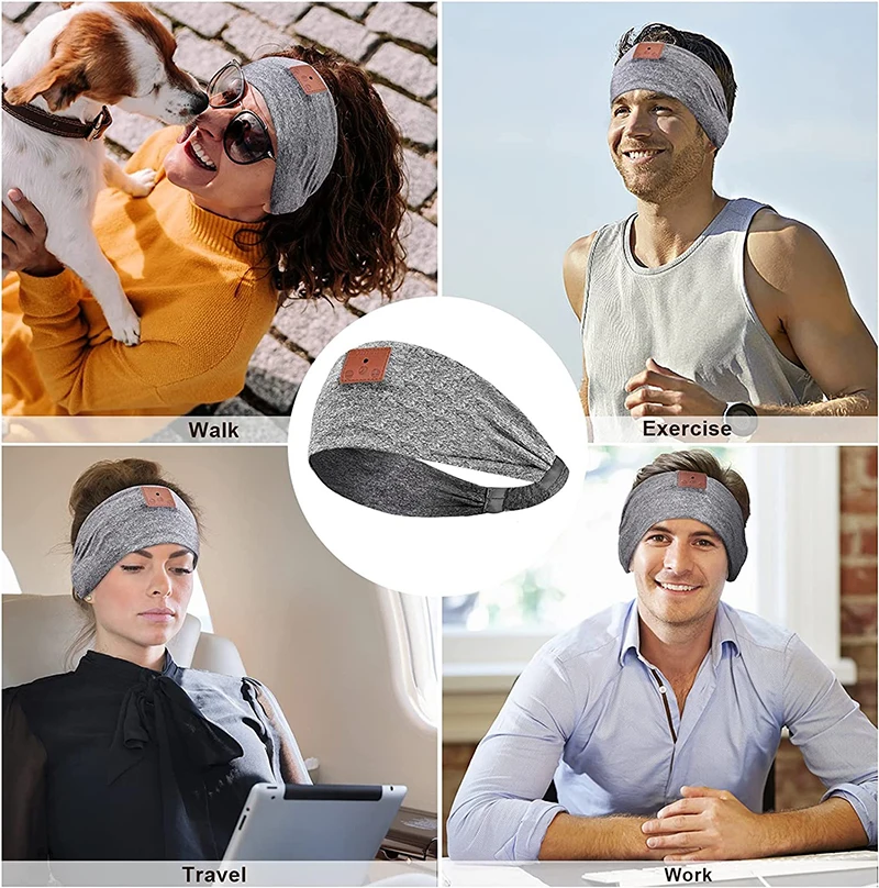 2023 New wireless sleep headband with earphones & mic