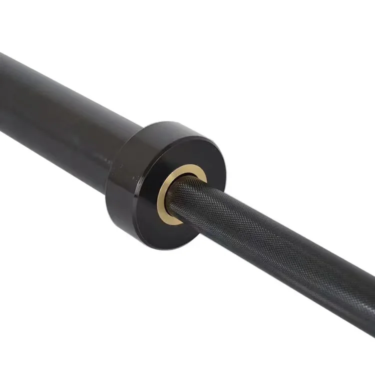 Black zinc barbell IWF weight lifting bar hard chrome barbells weight lifting 20kg barbell bar 7ft