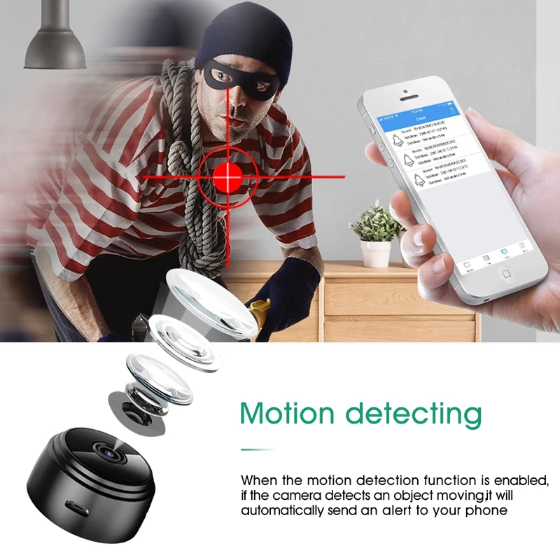 Full HD Mini Security Hidden Camera  Battery Powered A9 Small Camara Camera 1080P Cheap Small Hidden Cameras For Sale