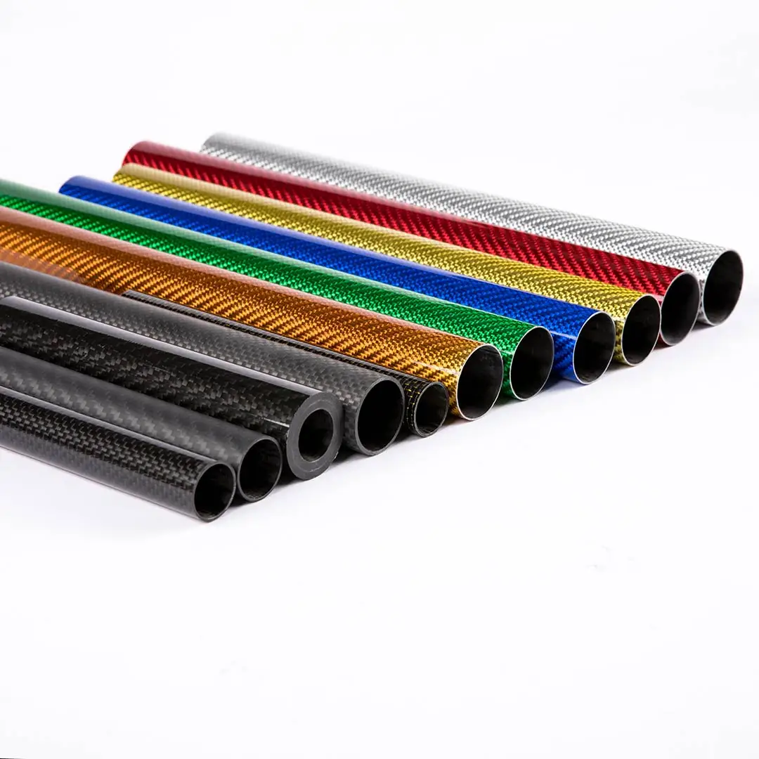 High quality glossy matte carbon fiber tubes 10mm 12mm 18mm 20mm