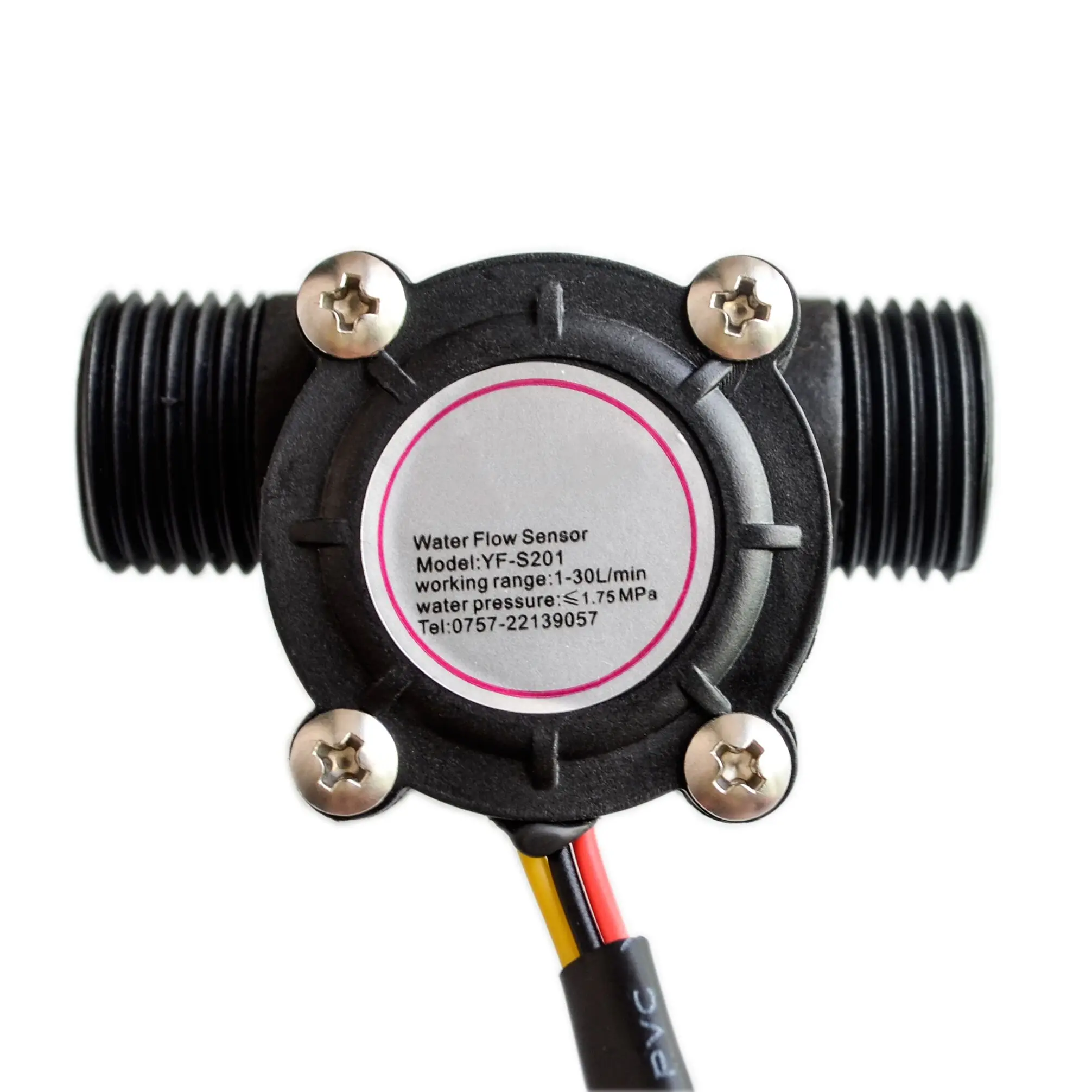 YF-S201 Water Flow Sensor DC 5-18V Flowmeter Hall Flow Sensor Water Control Liquid Flow Sensor Switch 1-30L/min 2.0MPa