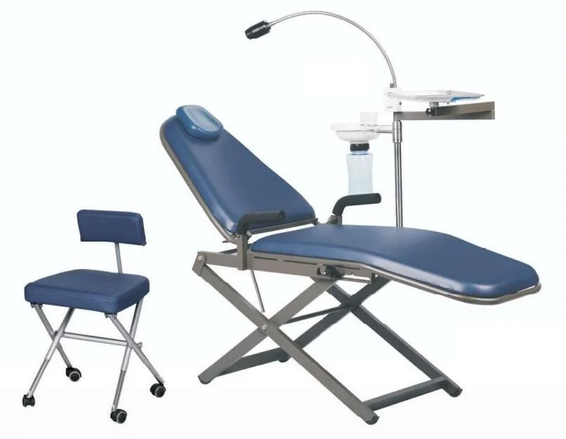 TPC low price folding Portable high quality folding dental chair package dental equipment