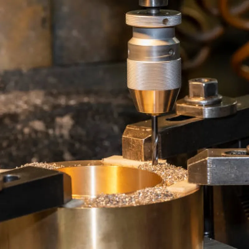 Customized Wire EDM Custom Brass Manufacturing Metal CK500L Turning Center Wheel Hub CNC Auto Parts