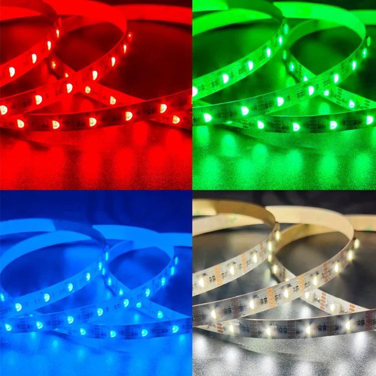 New 10mm PCB 5V SMD5050 RGBW 60leds/m 5m/Roll IP20 led strip light /Smart light strip
