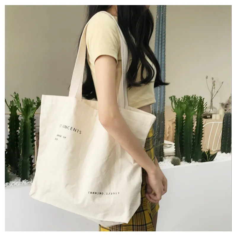 Canvas jumbo tote bags cotton large cotton canvas tote bag for shopping