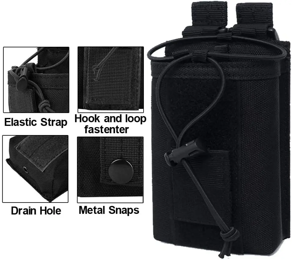 Outdoor Tactical Sports Molle Portable Pouch Small Radio Waist Bag