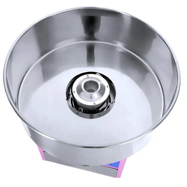 China Ce Factory Commercial Latest Colorful Candy Floss Machine Pink Sugar Cotton Candy Making with Cart