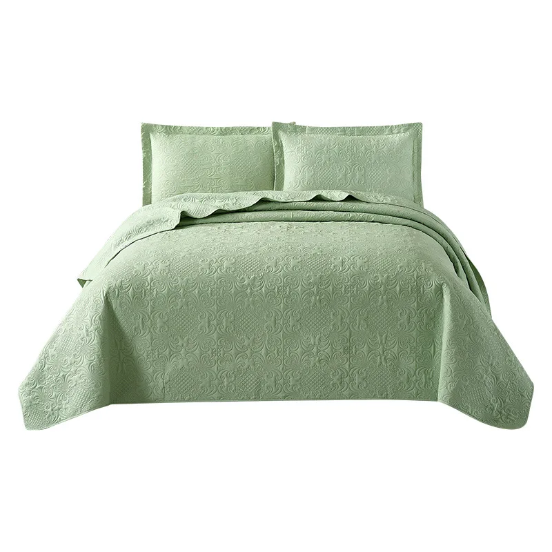 Высококачественное покрывало королевского размера из микрофибры ультразвуковой рельефный набор покрывала