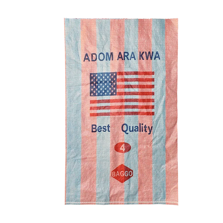 Large 100 KG plastic woven sack bag, plastic pp bags 50 kg for Ghana, Tanzania African market