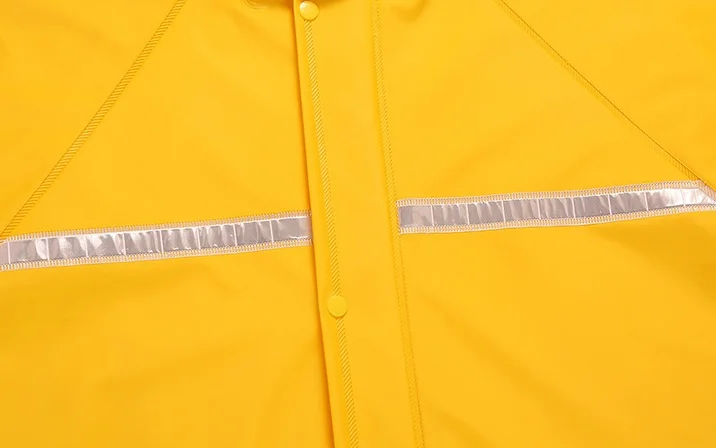 Wholesale Thickened Adult Split Reflective Raincoat Suit Men Women Construction Site Labor Protection Outdoor Raincoat Rain