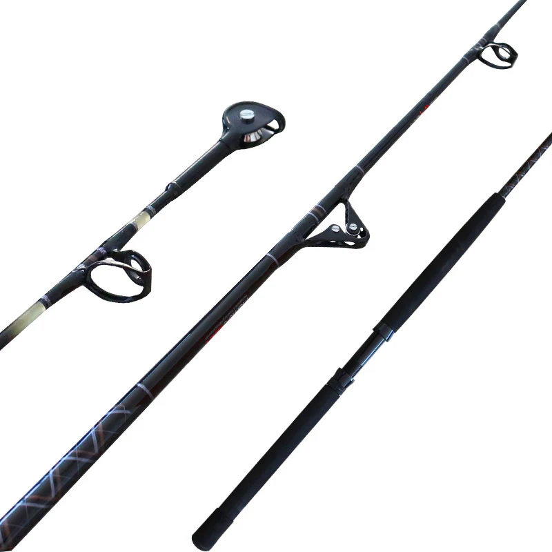 Heavy Ocean Fishing Rod 130lbs with Roller Bearing Guides From CHina