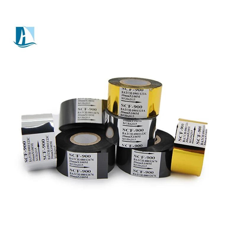 Silver LC1.Color coding ribbon,hot stamping ribbon,for printing machine,packaging film,printing date