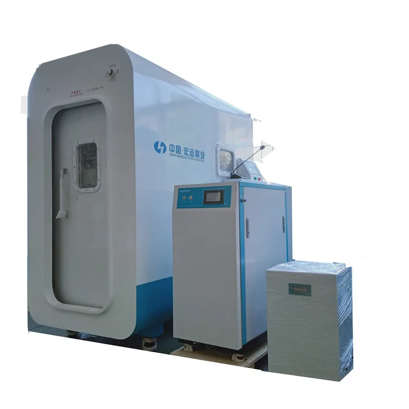 Hongyuan 1.6 ata upright hard shell wheeled hyperbaric oxygen chamber manufacturer oxygen chamber hyperbaric