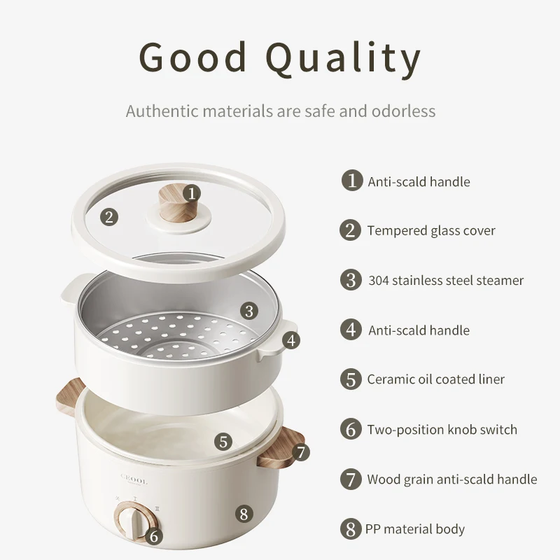 New Mini Electric Hot Pot Cooking Water Best Electric Hot Pot Cooker