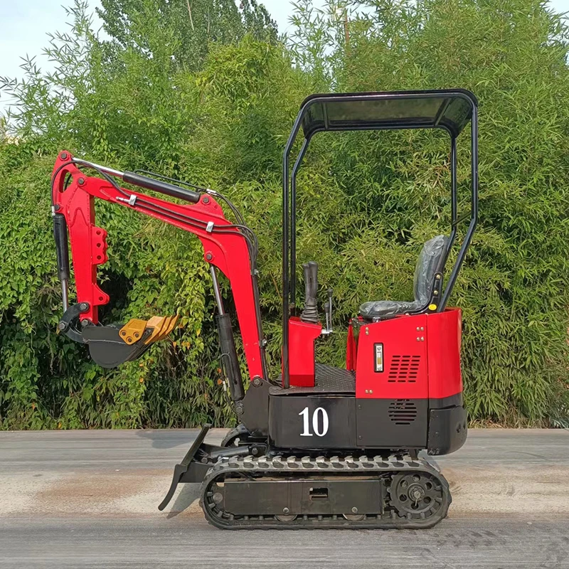 Factory Supply Trailer Metal Travel Drive Retro Auger Hydraulic Coil Backhoe Loader 1.2 Ton Mini Excavator