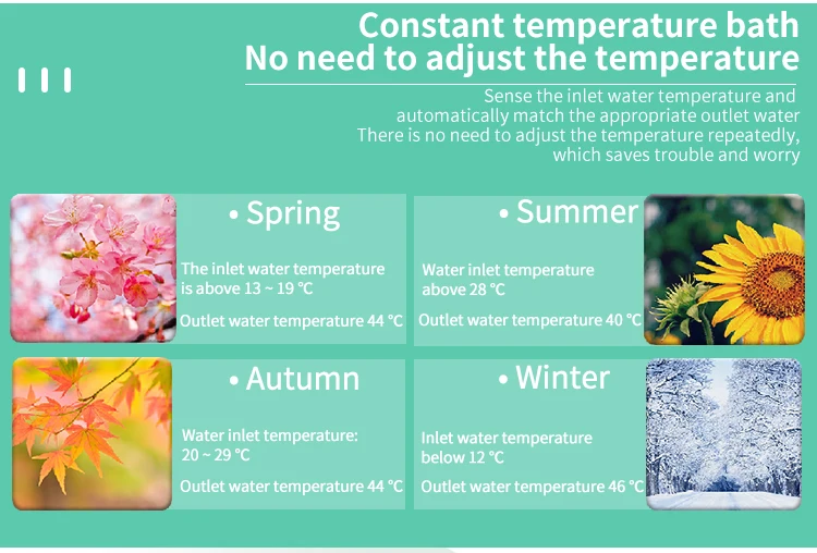 8L 35W tankless natural gas water heater save energy LCD screen touch operation tankless gas water heater