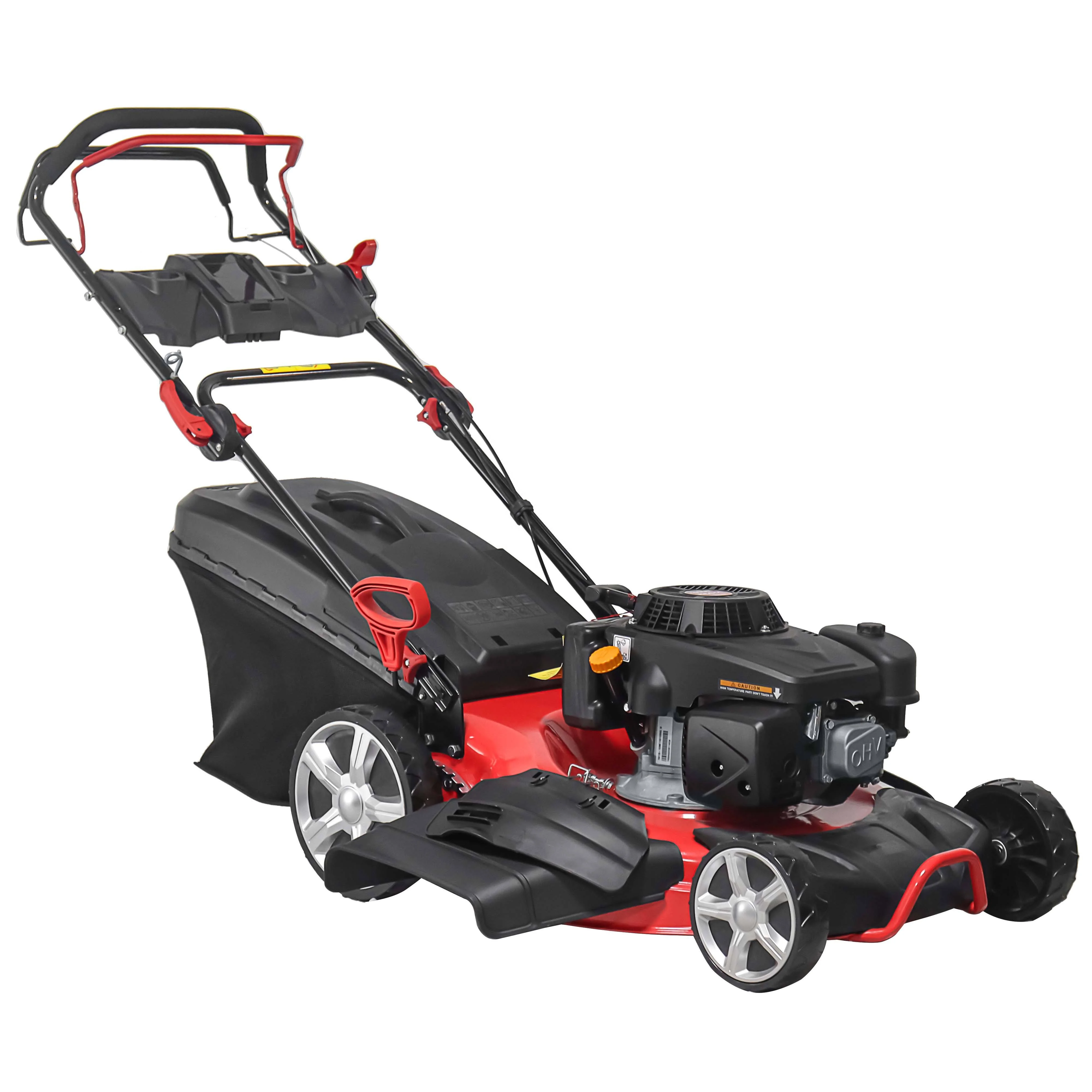 Powerful Self Propelled 4 Stroke 224CC 22 Inch 8 Position Central Petrol Lawn Mowers