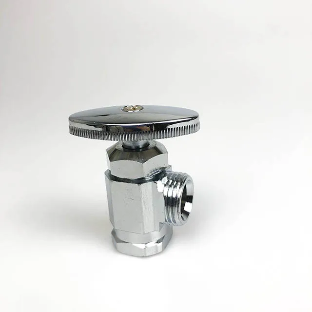 
High quality Brass Angle Valve Plastic Handle with NPT thread 