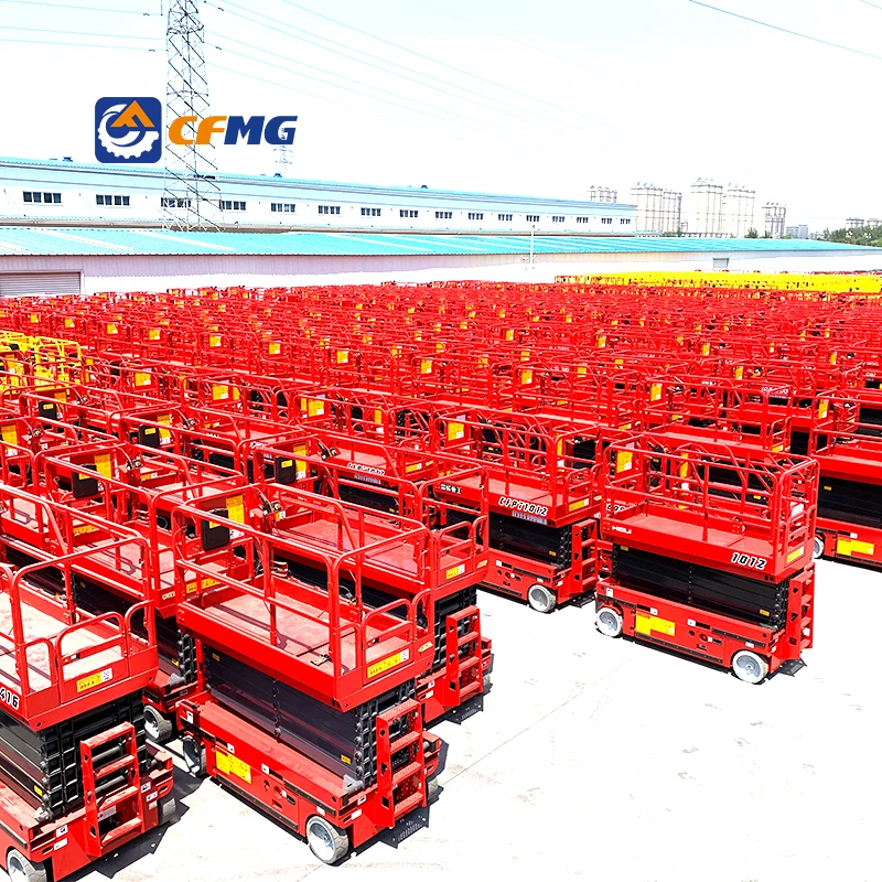 300kg mini 6m 8m 12m 14m 16m one man electric portable mid rise self-propelled hydraulic scissor lift platform for aerial