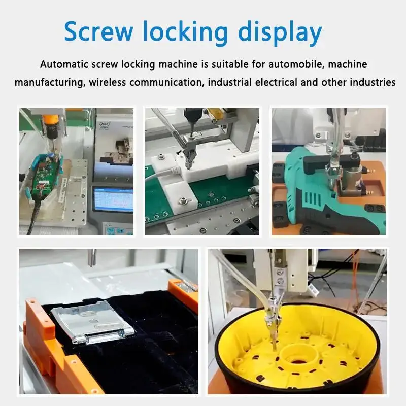 Automatic spike screwing machine self drilling locking screwing robot