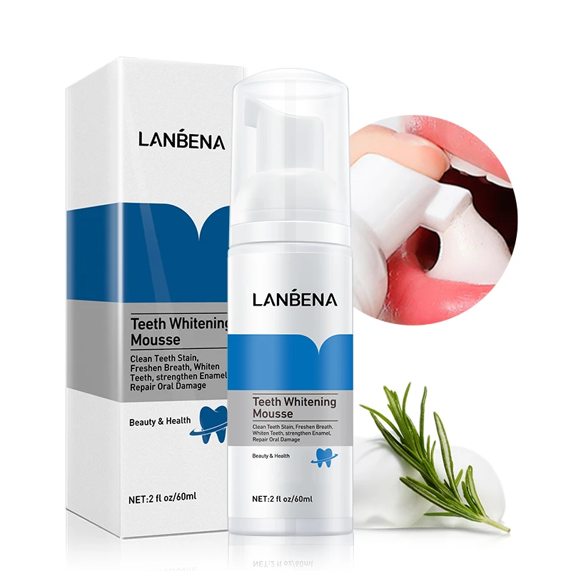 LANBENA teeth whitening foam mousse whitening mouth guard