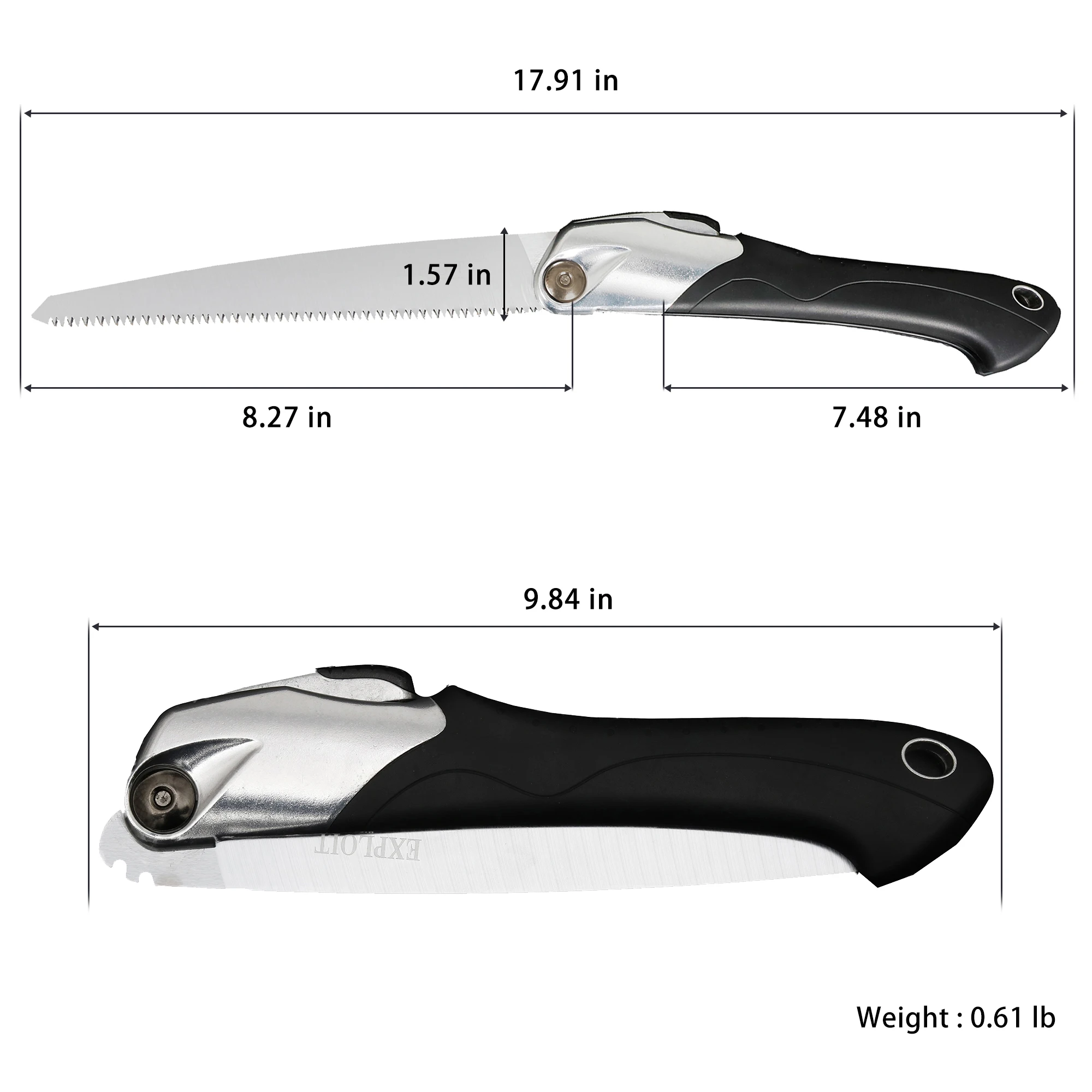SUNWELL Professional Folding Camping Saw Garden Mini Curved Saw Folding Hand Pruning Saw