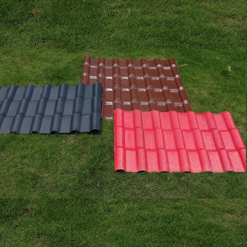 Кирпич красный оранжевый 2 3 мм толщина ASA ПВХ черепица лист синтетическая смола композитные материалы формула двойные слои