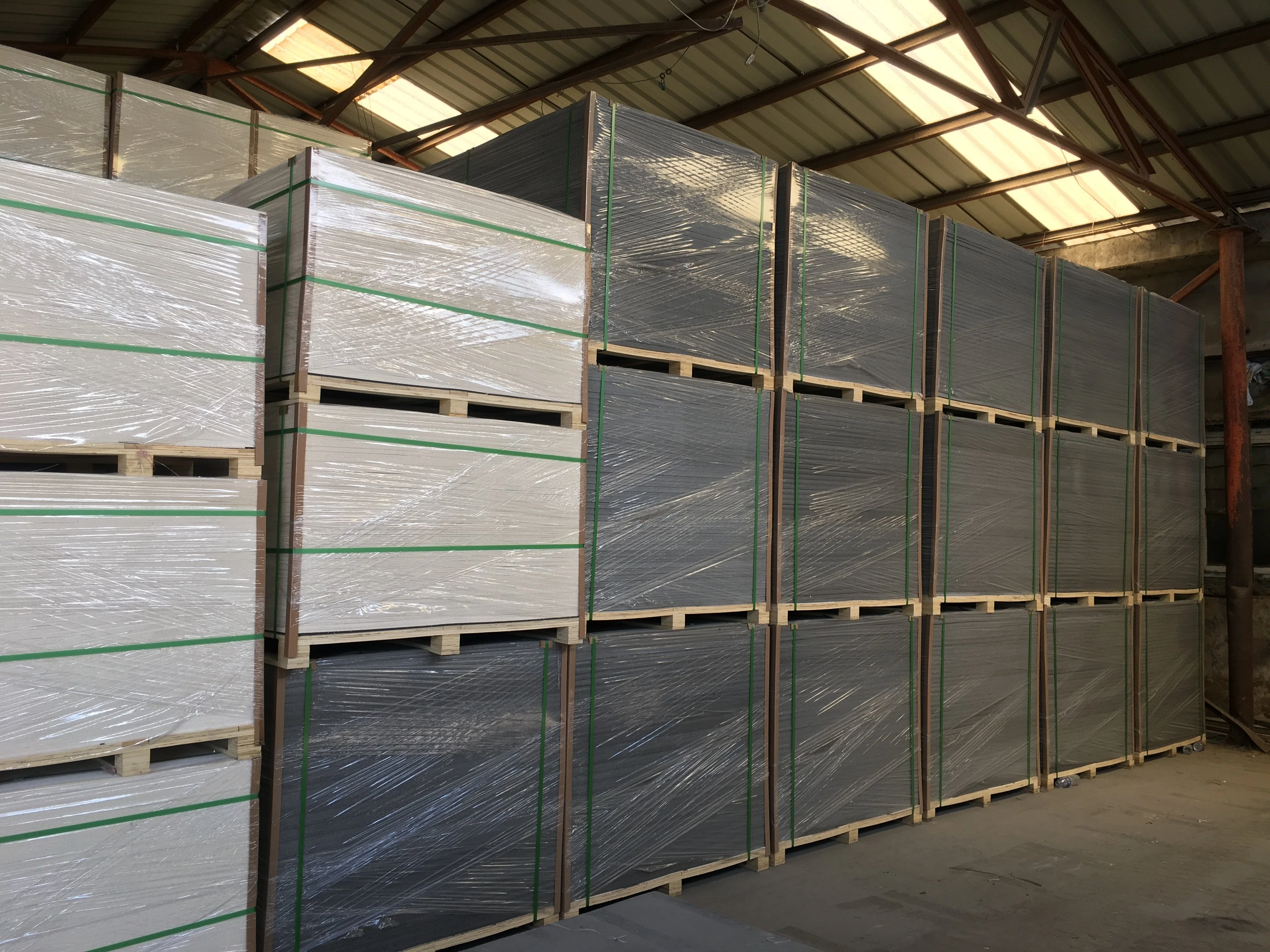 6mm Fireproof Building Material Grey MGO Cement Glass Magnesium Oxide Board