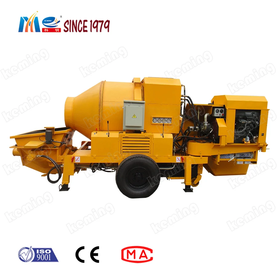 New Condition And Diesel Power Type Mini Concrete Pump With Mixer