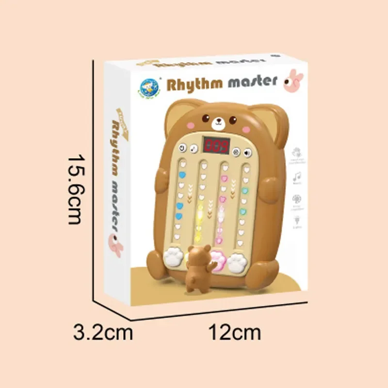 New Game Toy Hot Selling Music Game Rhythm Master Machine Educational Puzzle Rhythm Toy Quick Push Game