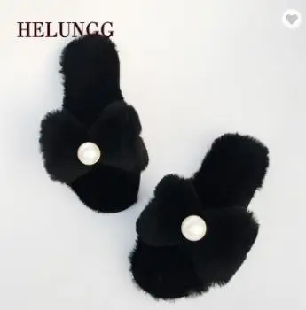 
2020 New Model most comfortable fashionable Winter Wool Fluffy furry indoor Slippers for women 