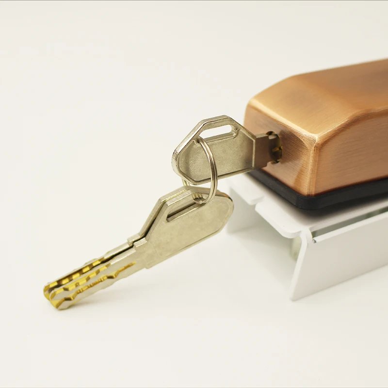 304 Stainless Steel Fingerprint and Keyless Door Lock for Aluminum Sliding Door