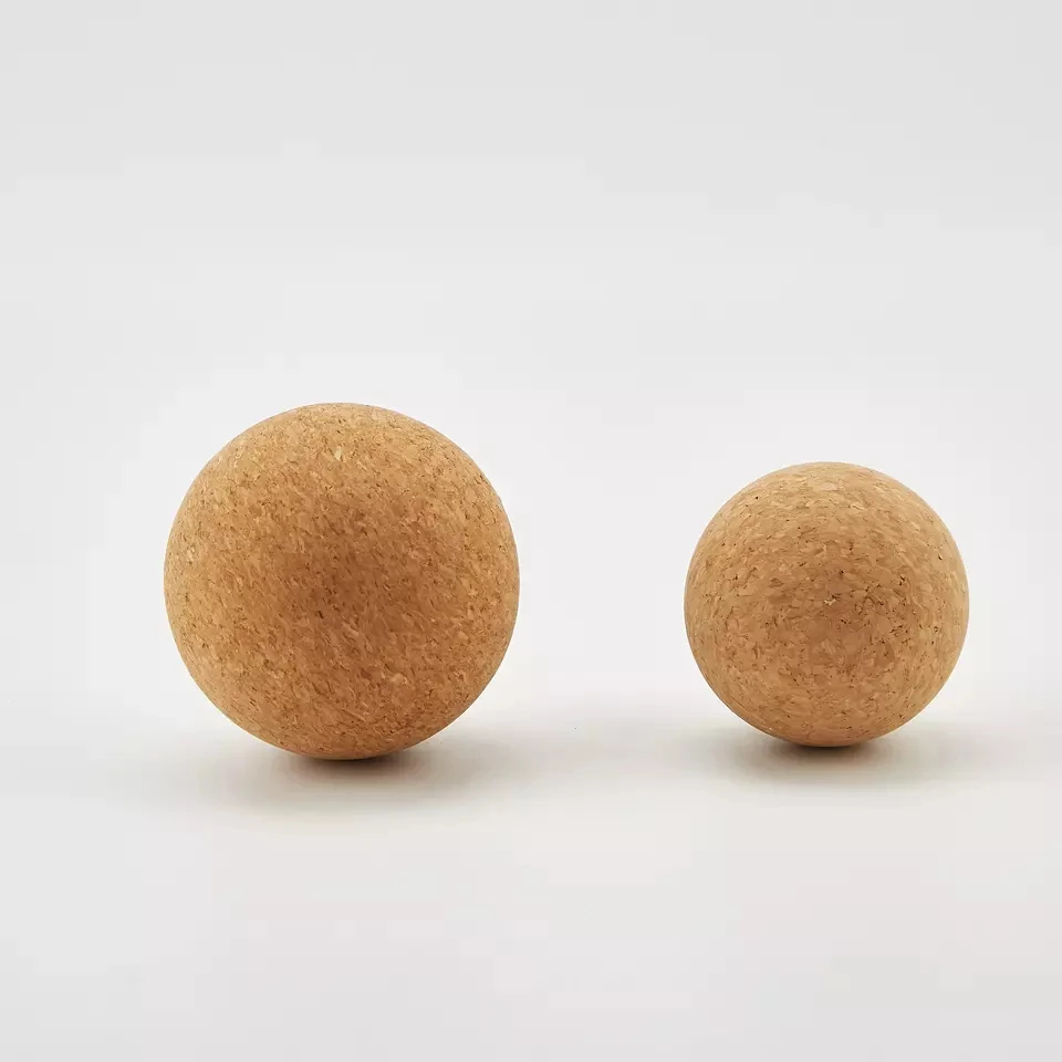 Wholesale Yoga Balance Ball Natural Sport Cork Foot Massage Ball for Yoga Exercises