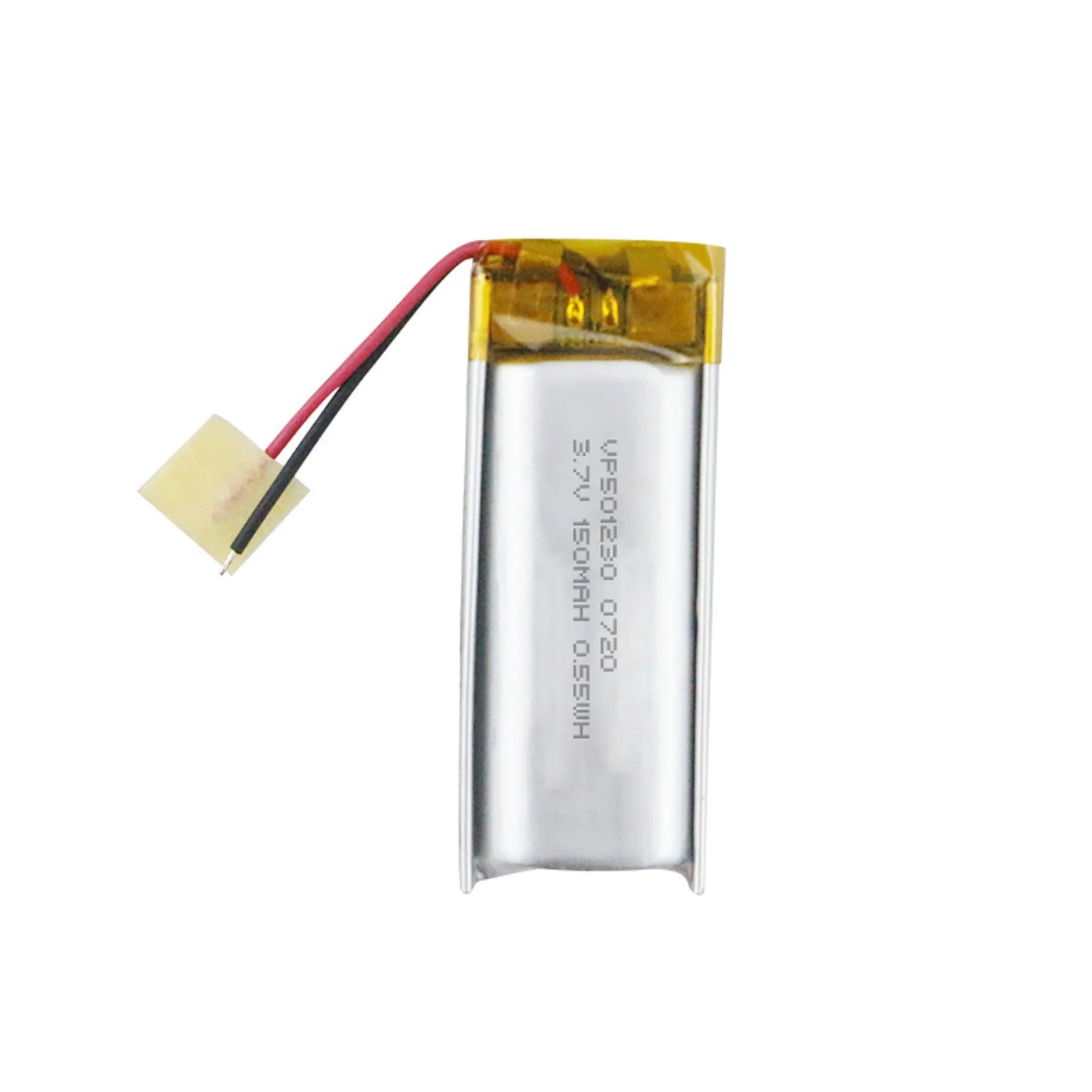 Hot Sale VP501230 Lithium Polymer 3.7V 150mAh Rechargeable Lipo Battery For Electronic Meter