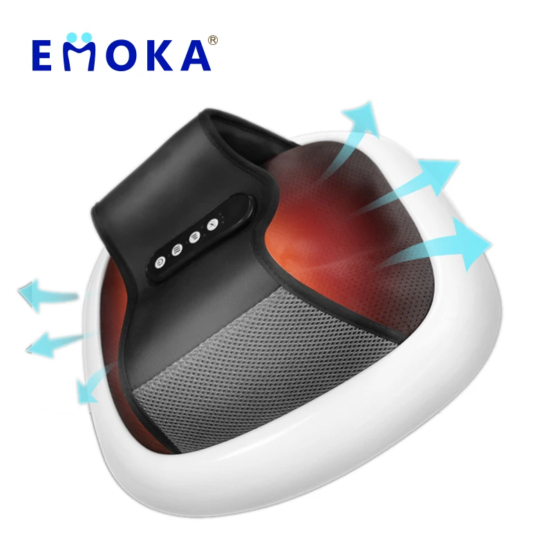 EMOKA wholesale Deep Pain Relief Shiatsu Electric Vibrating Foot Massager