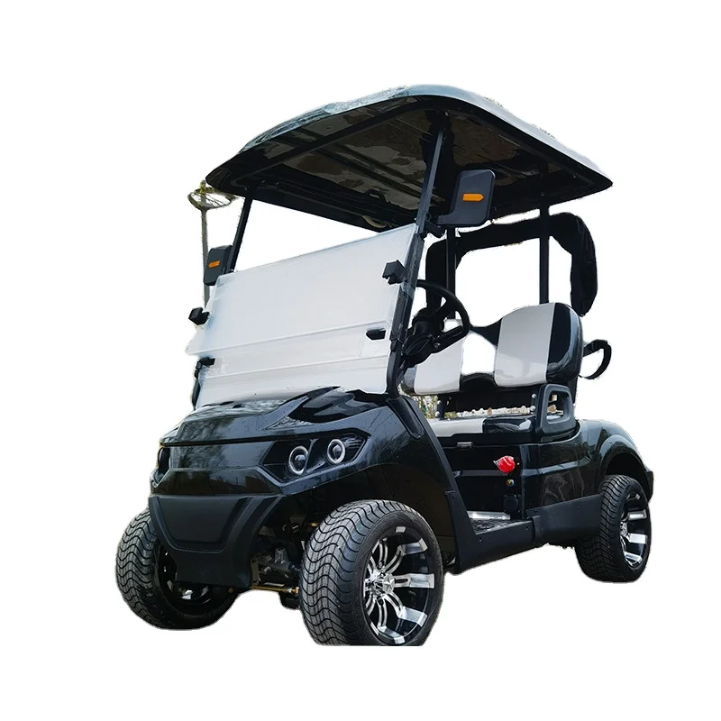 Lifted golf cart electric golf cart lithium battery utility vehicle  shuttle