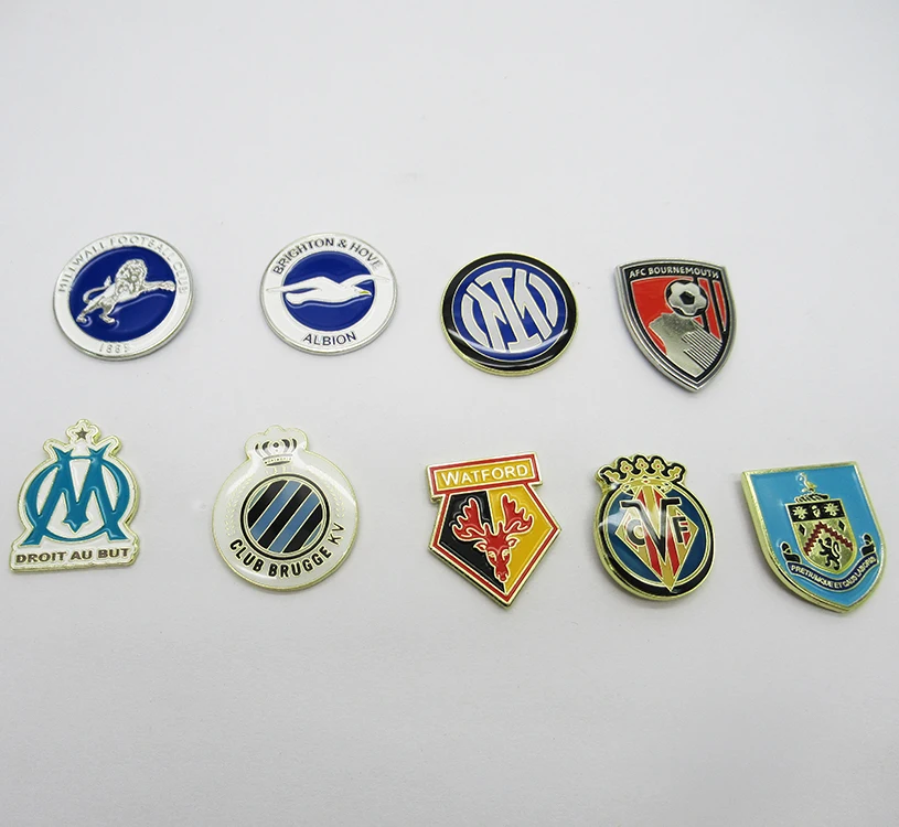 European Football Championship 2024 Copa América football soccer team club metal lapel brooch hard enamel epoxy pin badges